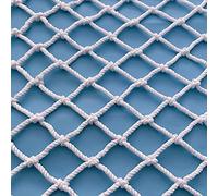 Kids Safety Net, 6mm Thick Hemp Rope Protective Net for Stairways, Playground Isolation, Treehouse Swing, Indoor/Outdoor Use