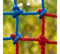 Kids Safety Rope Netting, Climbing Net For Kids Outdoor, Playground Rope Net, Heavy Duty Large Military Playground Equipment, Sports Equipment Barrier Mesh, Knotted Polyester A(Size:1x10m,Color:Color)