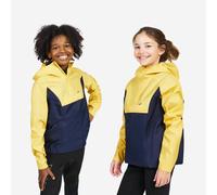 Kids’ Sailing And Kayaking Windproof Spray Top - Sailing 100 Yellow/navy