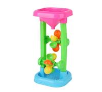 Kids Sand Hourglass Windmill Set - Double-Wheel Beach Toy for Cognitive Learning - PP Bath Toy with Vibrant Colors - for Sandbox, Backyard & Bath Time Fun