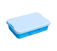 Kids Sand Play Set Leakproof Stackable Storage Trays With Lid Portable Sensory Bin For Beach Toy Art Blue Green Sand Art Organizers For Children