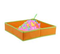 Kids Sand Table - Outdoor and Indoor Play Sandbox | Sturdy Table with Lid, Splash Proof Design Storage for Toys, Creative and Educational Play Activity Removable Lid Included 15.75×15.75×3.54in
