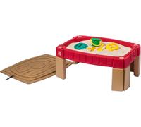 Kids Sand Table with Lid Step2 Naturally Playful Raised Sandbox 4 accessories