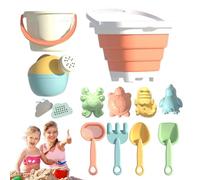 Kids Sand Tools - Lightweight Play Pieces, Rounded Edge Design | Creative Outdoor Gear With Spades Scoops For Garden Patio Travel Swimming Playground Seaside Exploration Indoor Digging Play