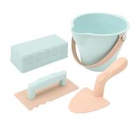 Kids Sand Toy Set - Ice Cream Mold Tools for Beach Play Fun | Resin Trowel Scoops with Shape Molds, Bucket Accessories, Outdoor Activity Kit for Seaside Playground Poolside Lake Trips