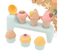 Kids Sand Toys | Ice Cream Molds Bucket Trowel - Castle Building Sandbox Toy | for Backyard Seaside Poolside Lake Shore Home Garden, Boys Girls over 3 Years