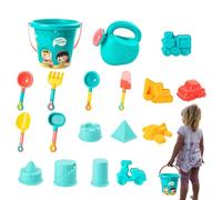 Kids Sand Toys - Seaside Toy Set, Animated Shape Moulds, Outdoor Digging Tools Summer Play Collection Learning Activity | Creative Beach Entertainment For Boys Girls Travel Vacation Enjoy Yourself