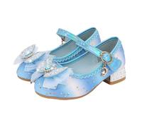 Kids Sandals Girls High Heel Rainbow Crystal Accented Leather Look Princess Style Sandals Kids Ideal for Formal Events and Seasonal Celebrations