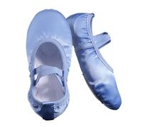 Kids Sandals Girls Satin Material Ballet Style Soft Sole Dance Shoes for Stage Performance Yoga Practice Girls Sandals with Slip-On Design for Ages 2-12 Years