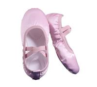 Kids Sandals Girls Satin Material Ballet Style Soft Sole Dance Shoes for Stage Performance Yoga Practice Girls Sandals with Slip-On Design for Ages 2-12 Years
