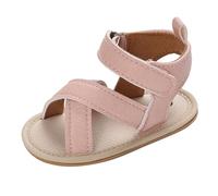 Kids Sandals Girls Size 11 Baby Shoes Comfortable Soft Sole Sandals Fashion Outdoor Baby Princess Toddler Shoes Baby Sandals 12-18 Months Girl (Pink, 5 Infant)