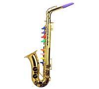Kids Saxophone - Portable Melody Player, Educational Brass Toy, Toddler Sound Maker | Bright Colorful Compact Design, Simple Finger Placement Aid For Playtime Creativity School Activity Gift