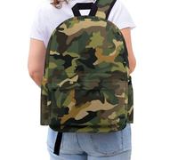 Kids School Backpack，3D Colour Print Camouflage Bookbags Camouflage School Bag for Boys Girls Lightweight Travel Daypack 42x30x15cm