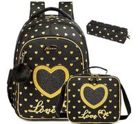 Kids School Backpack for Boys Lightweight Waterproof Bookbag with Lunch Box Large Capacity Backpack for Elementary Students, 12810-3, M, Lightweight