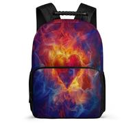 Kids School Backpack Love Heart Girls Rucksack Colourful Bookbag Teen Back to School Supplies Bag, Holiday Travel Boys Outdoor Daypack for 9-16 Year Old Girls