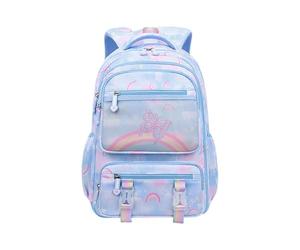 Kids School Bag-Children's School Backpack For Girls Grades 1 2 3 4 6 Lightweight Spine Friendly Backpack With Freezer Style Opening Ages 7 18