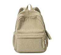 Kids School Bag - Handmade Chunky Knit Corduroy Backpack With Customizable Letters For Everyday Use Large Capacity Cute Style School Travel Companion