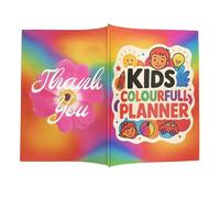 Kids School Planner - Toddler Goals Journal | Aesthetic Children Color Planner for School, Schedule, Lesson, Study, Home, Travel, Camping, Family