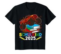 Kids Schulkind 2025 Monster Truck Cool Colourful Boys First Day at School T-Shirt