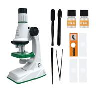 Kids Science Microscope, with Led Light Illumination, 26x16.5x9cm, Student Science Kit, Beginner Microscope Set, High Magnification Range, for Home Exploration or Stem Education