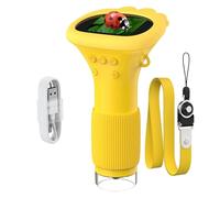 Kids Science Tool 1000X USB Rechargeable Microscope Camera Video for Discovery Scientific Exploration Rechargeable Microscope