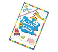 Kids Scissor Skills Practice Book Paper Cutting for Creative Learning and Interactive Family Craft Time Children Paper Cutting Kids Scissor Skills Practice for Home Use