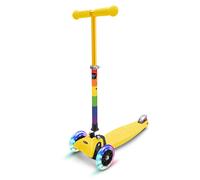 Kids Scooter 3 Wheels Ages 3-6 LED Kids Push Scooter Adjustable Folding Rainbow