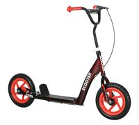 AIYAPLAY Kids Scooter Big Wheel Kick Scooter for Kids 6-12 Years Old Red