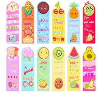 Kids' Scratch & Sniff Fruit Theme Bookmarks - 12 Pcs, 12 Styles