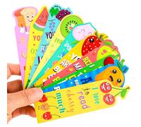 Kids' Scratch & Sniff Fruit Theme Bookmarks - 22 Pcs, Cute & Fun for Students & Teens