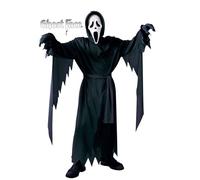 Official Scream GhostFace Fancy Dress Kids Halloween Horror Character Costume