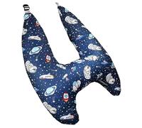 Kids' Seat Belt Cover Travel Pillow Headrest For Kids Adjuster For Child Sleeping Neck Shoulder Support Cushion Pad Cartoon Anime For Baby Trim Lights for Cars (Navy, One Size)