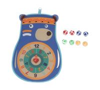 Kids Secure Dart Board Game Set Double Sided for Party Fun with Sticky Balls