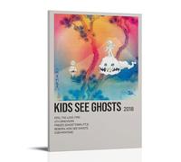 Kids See GhostsWaterproof Poster Wall Painting Canvas Decorative Painting Suitable for Office Bedroom Decoration Living Room PosterFrame-style24x36inch(60x90cm)