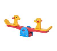 Homcom Kids Seesaw Safe Teeter 2 Seats with Easy-Grip