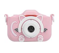 Kids Selfie Camera, 24MP HD Digital Video Cameras, Cartoon Digital DV Handheld Camcorder, Toddler Camera for 3 4 5 6 7 8 (Pink)