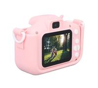 Kids Selfie Camera, Dual Lens Camera for Kids, 2 Inch Screen, 8X Zoom, Auto Mode, Cute Cartoon Frames, Fall Protection Design, Girls Toy, Video Camera (Pink)