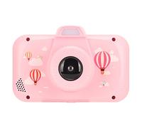 Kids Selfie Camera, Toy Camera Portable Front Dual Lens Video Function for Christmas (Roseate)
