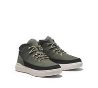 Kids Seneca Bay Hiker Trainers in Leather Dark Green