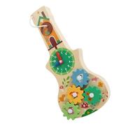 Kids Sensory Board, Wooden Violin Activity Toy, Educational Learning Busy Panel, Fine Motor Development Game for Home Playroom School Travel, Christmas Birthday Halloween Party Holiday Indoor Use