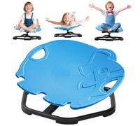 Kids Sensory Spinning Chair, Upgrade Handle Sensory Chair for Autism, Autism Sensory Equipment, Sit and Spin ADHD Chairs Balance Toys, 360° Swivel Chairs Wobble Board Training Coordination for Toddler