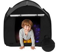 Kids Sensory Tent Pop Up Tent Calm Corner for Children to Play and Relax to Help with Autism SPD Anxiety Improve Focus Children Black Out Tents with Storage Bag for Autistic Kids 90×90×90cm