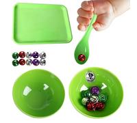Kids Sensory Toys,Fine Motor Skill Bell Scooping Set | Practical Life Sensory Toy - for Kids Travel Kindergarten Homeschool Birthday Holiday Boys Girls