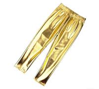 Kids' Sequin Pants Soft Cotton Blend Adjustable Elastic Waist Sparkly Sequins Leggings Trousers for Birthdays Dance & Family Trips Breathable