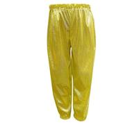 Kids' Sequin Pants Soft Cotton Blend Adjustable Elastic Waist Sparkly Sequins Leggings Trousers for Birthdays Dance & Weekend Trips Breathable