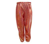 Kids' Sequin Pants Soft Cotton Blend Adjustable Elastic Waist Sparkly Sequins Leggings Trousers for Birthdays Dance & Weekend Trips Breathable