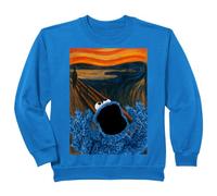 Kids Sesame Street Kids Cookie Monster Scream Painting Parody Sweatshirt