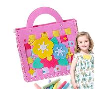 Kids Sewing Craft Kit, Learn to Sew Bag and Purse Projects, Kids' First Sewing Kit Easy Fun Sewing Bag Kit Engaging Fun Arts Crafts for Kids
