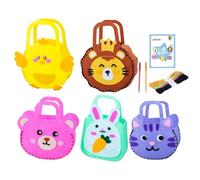 Kids Sewing Kit - Complete Crafting Bag with Educational Supplies, DIY Beginner Friendly Set | Creative Sewing Project for Birthday Homeschooling Classroom Activity School Summer Camp Arts Crafts Fun