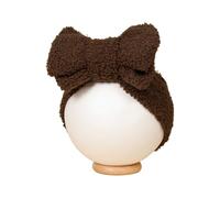Kids Sheepskin Hairband With Double Layered Bow & Versatile Headwear Makeups Headband Comfortable Wearing